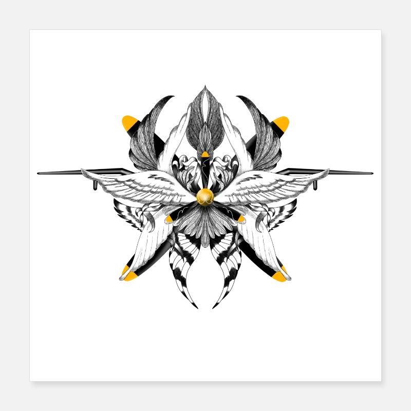 Aviator Poster 40x40 cm