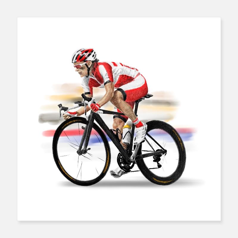 Racer Poster 40 x 40 cm