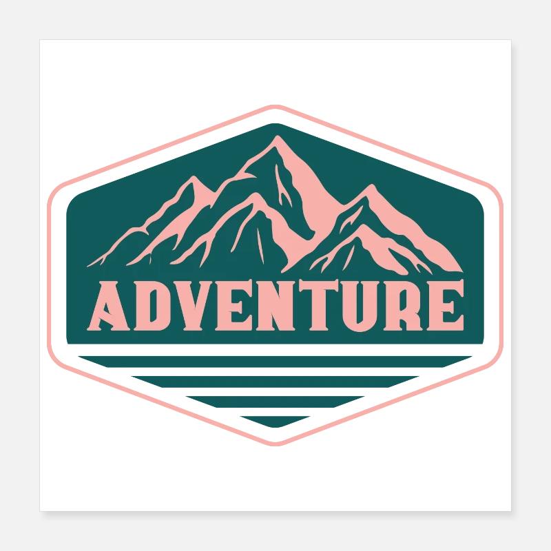 Adventure Poster 16" x 16" (40x40 cm)