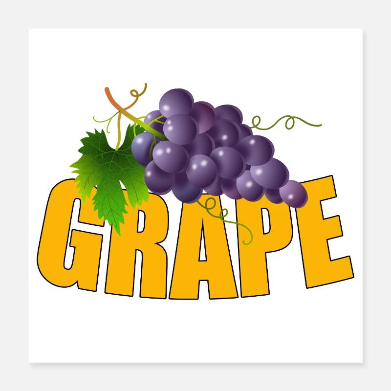 GRAPE Poster 40x40 cm