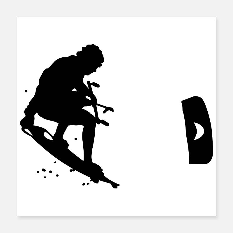 Kitesurf Poster 40 x 40 cm