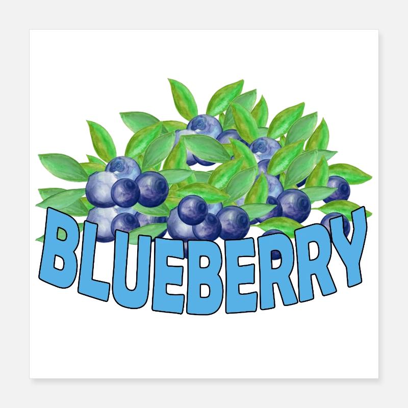 Myrtille Poster 40 x 40 cm