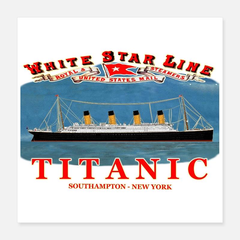TITANIC CREATION Louis RUNEMBERG © Adagp Poster 16" x 16" (40x40 cm)