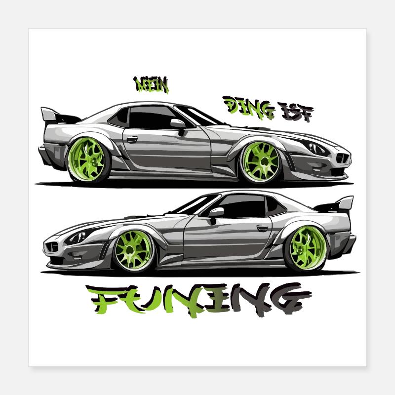 My thing is tuning Poster 16" x 16" (40x40 cm)