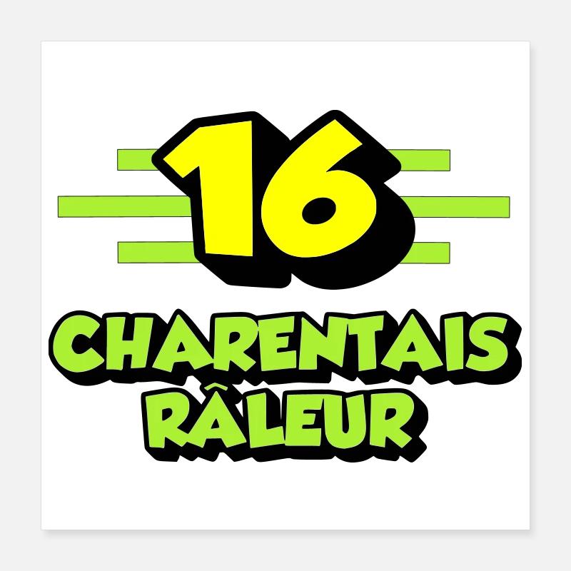 Beschwerdende Charentais Poster 40x40 cm