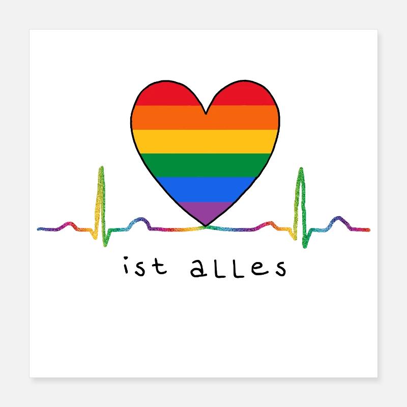 Love is everything Poster 16" x 16" (40x40 cm)