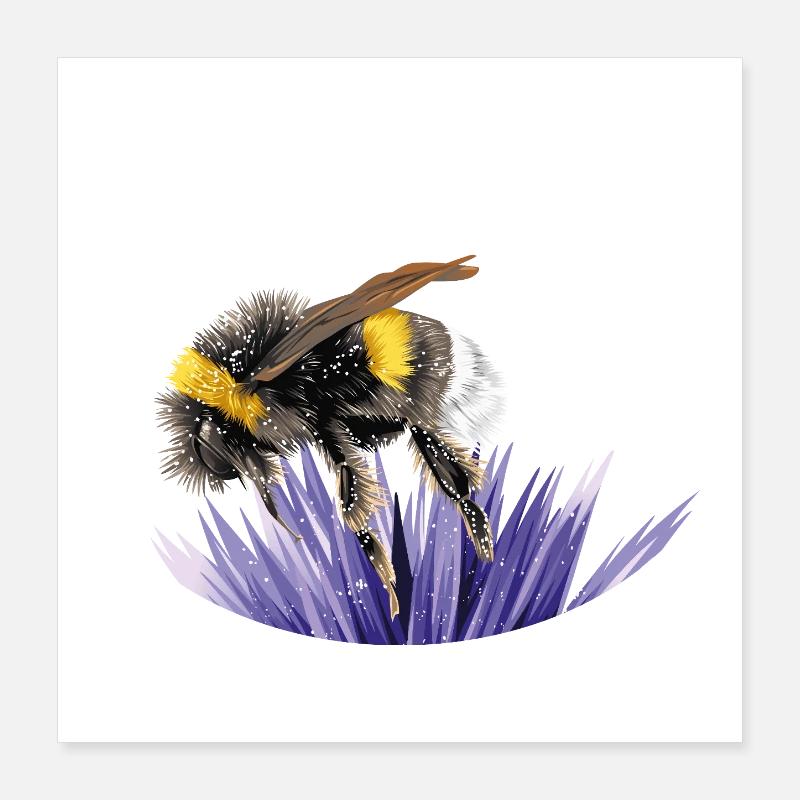 bourdon Poster 40 x 40 cm