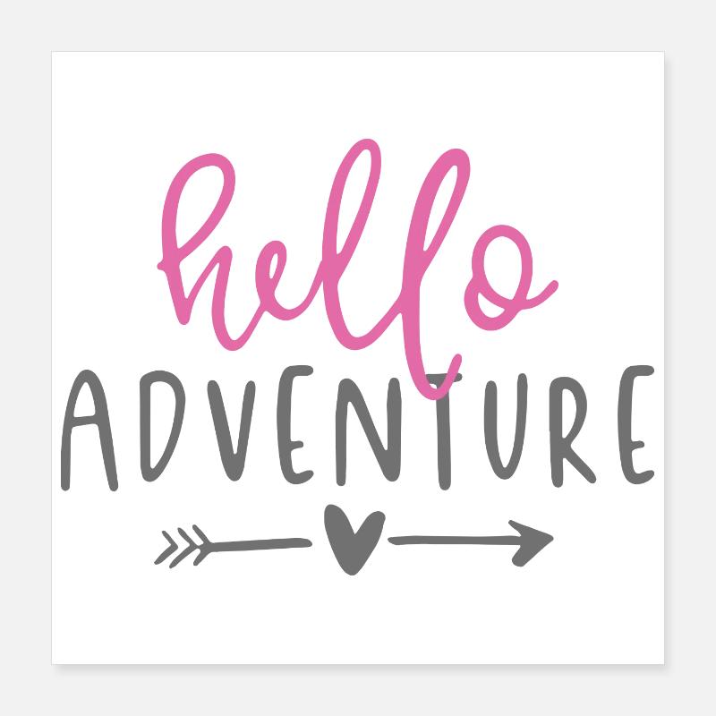 Design d'aventure  Poster 40 x 40 cm