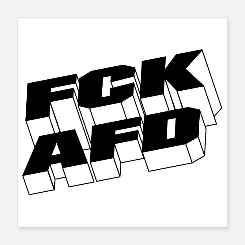 FCKAFD Poster 40x40 cm