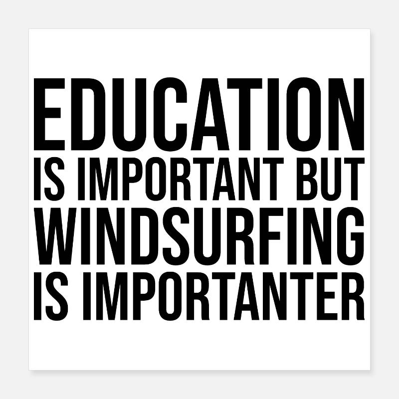 Windsurfing Poster 16" x 16" (40x40 cm)