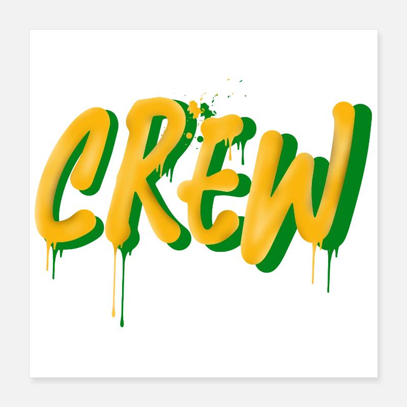 Crew Poster 40x40 cm