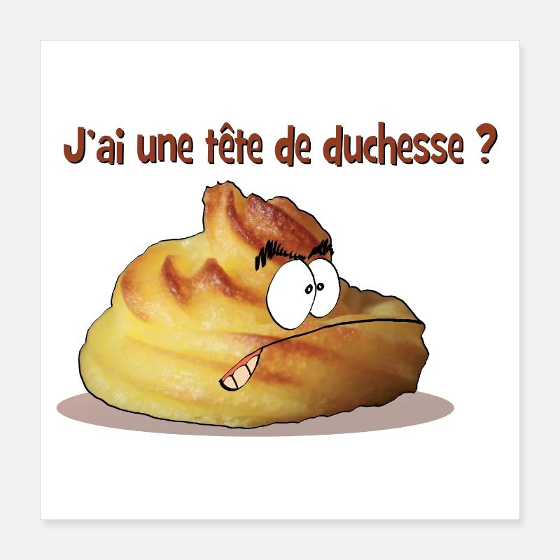 patate duchesse Poster 40 x 40 cm