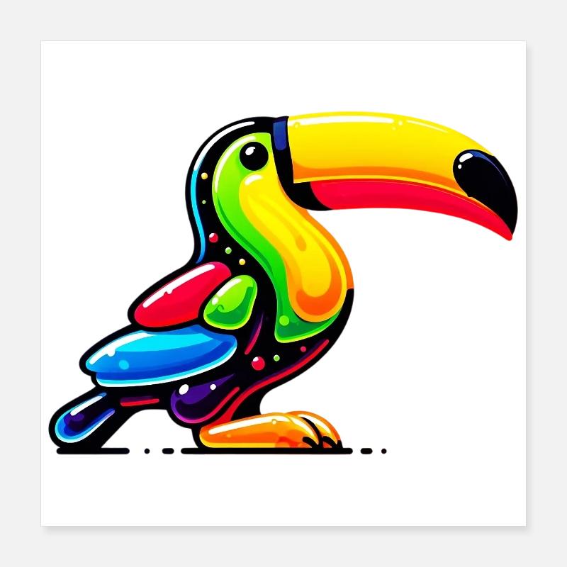 Tukan Poster 40x40 cm