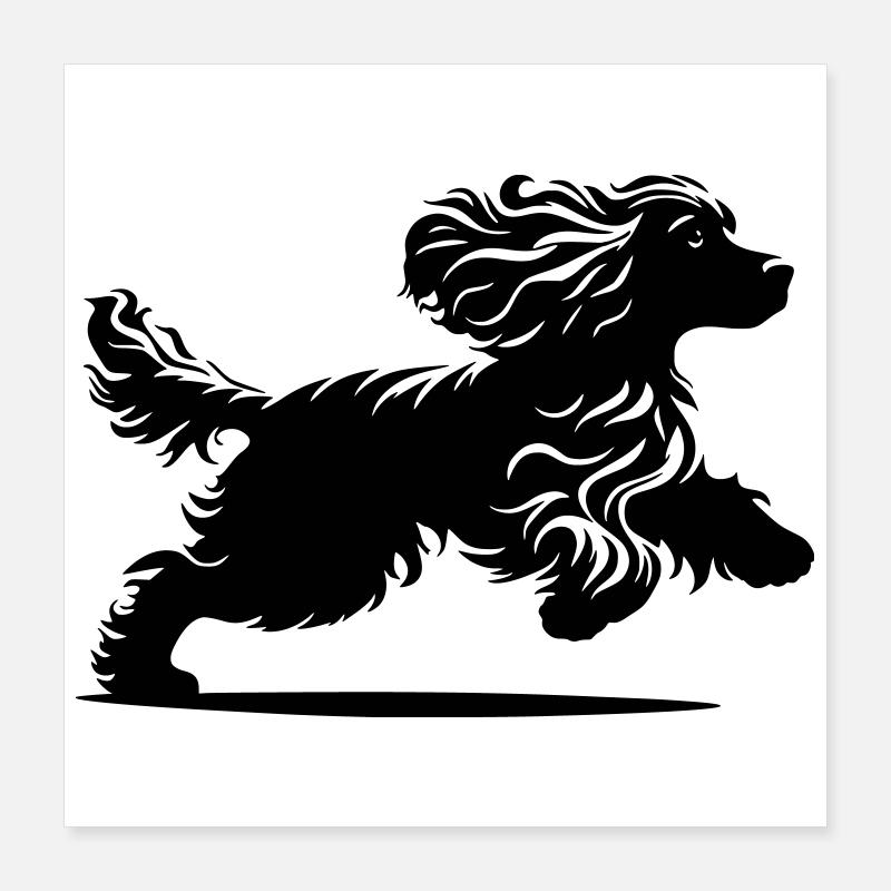 Cocker Spaniel Poster 40x40 cm