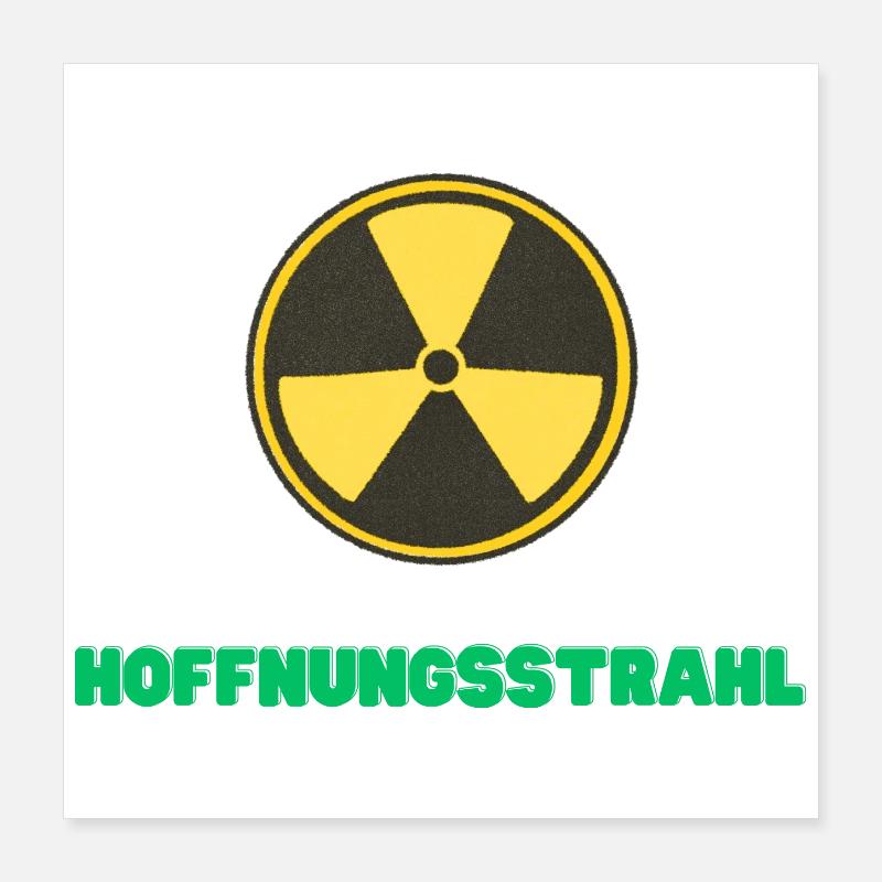 Hoffnungsstrahl Poster 40x40 cm