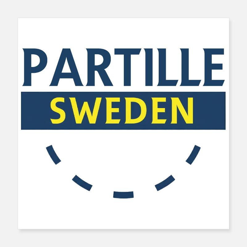 Partille Suède Poster 40 x 40 cm