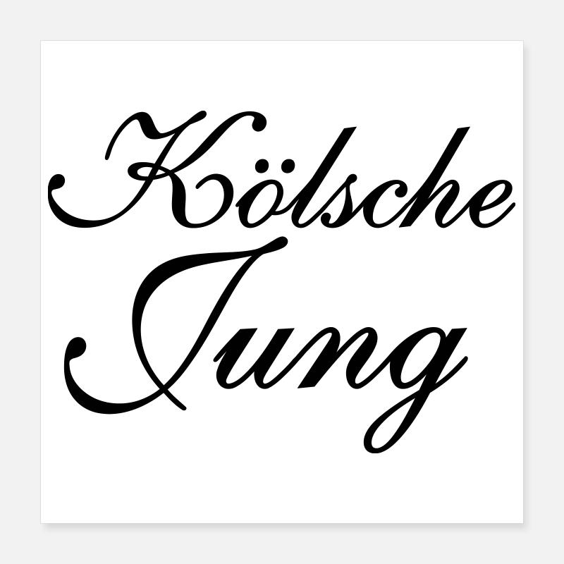 Cologne Young Poster 16" x 16" (40x40 cm)