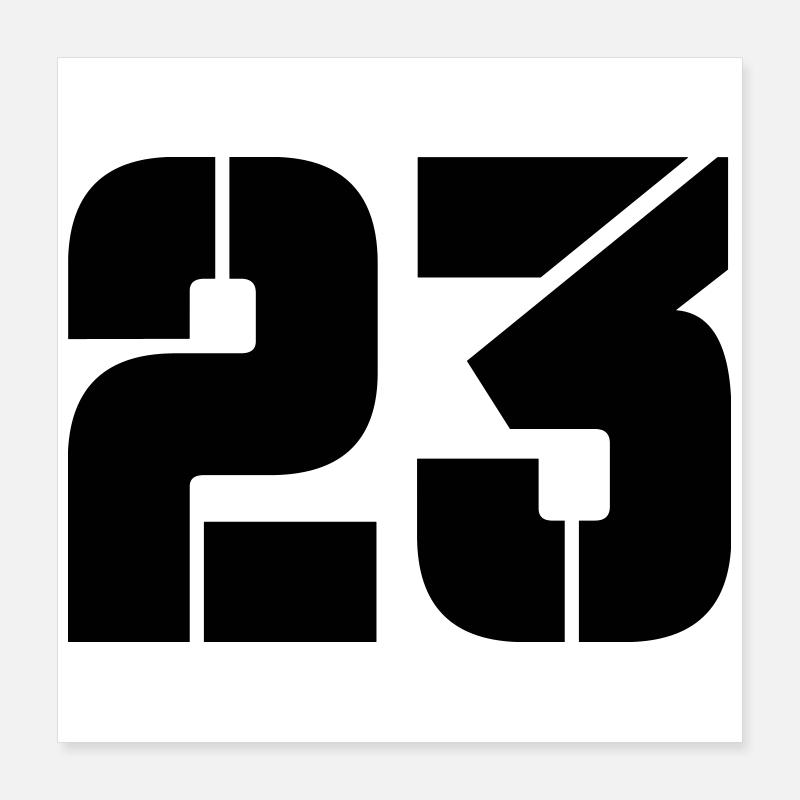 23 Poster 40x40 cm
