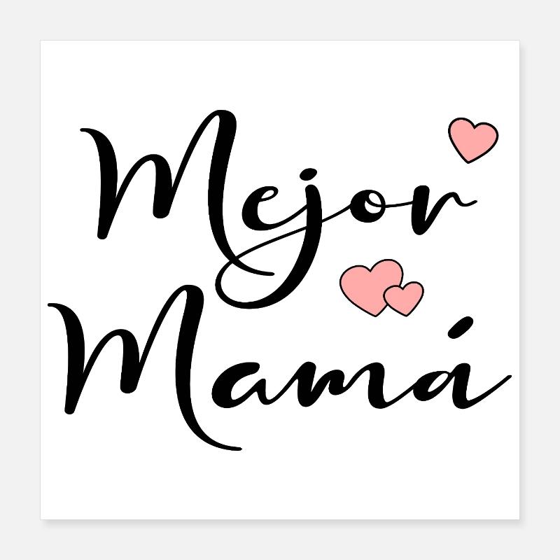Espagne meilleure maman Poster 40 x 40 cm