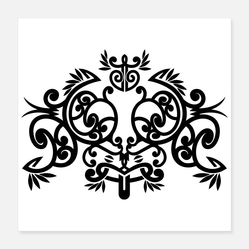 maori Poster 40 x 40 cm