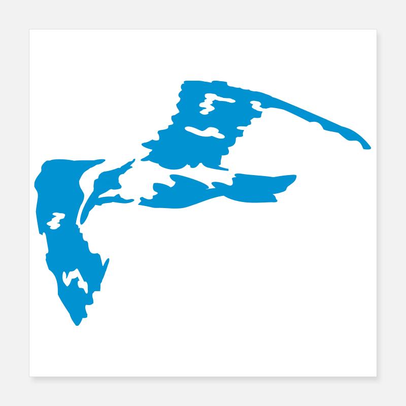 mouette Poster 40 x 40 cm