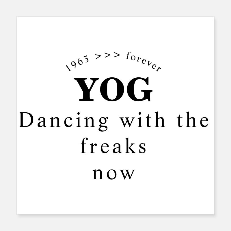 George Michael YOG Dancing with the freaks now Poster 40 x 40 cm