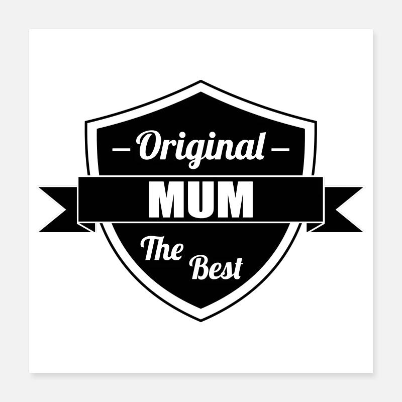 Beste Mama - Muttertag Poster 40x40 cm