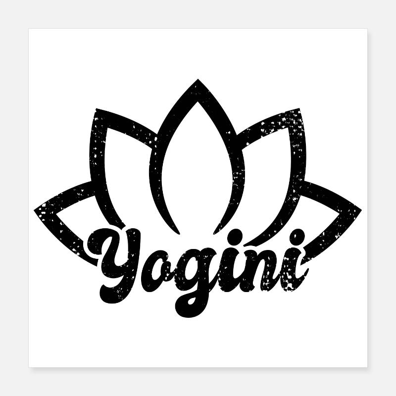 Yogini Poster 40 x 40 cm
