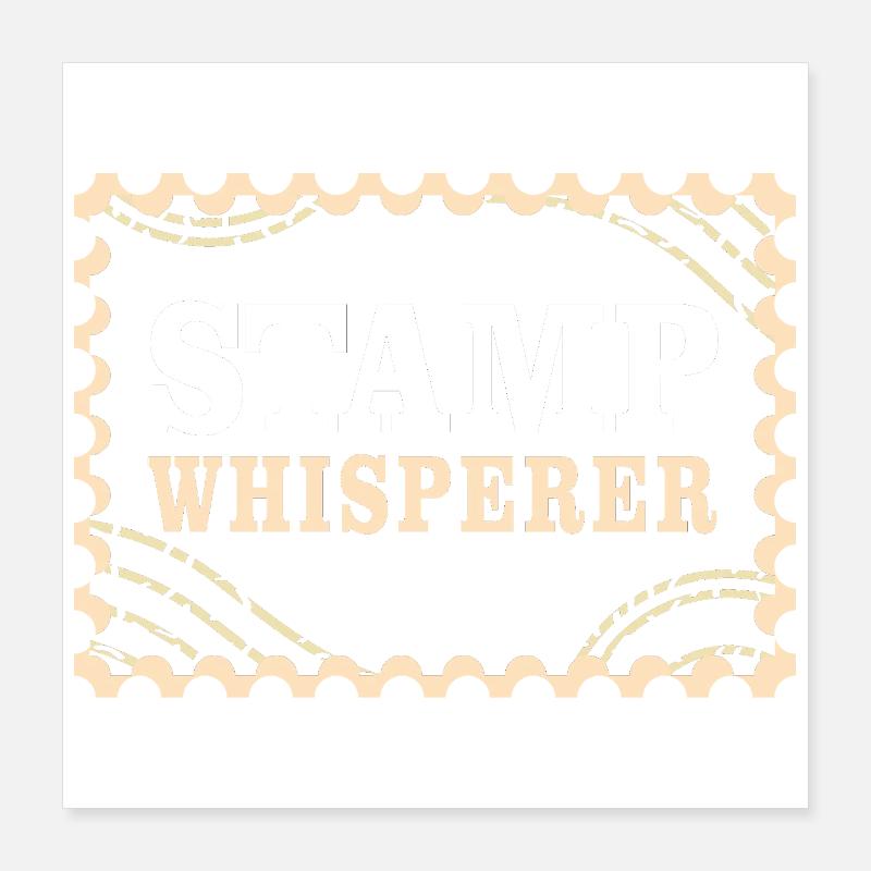 Stamps Philatelist Stamp Collection Poster 16" x 16" (40x40 cm)