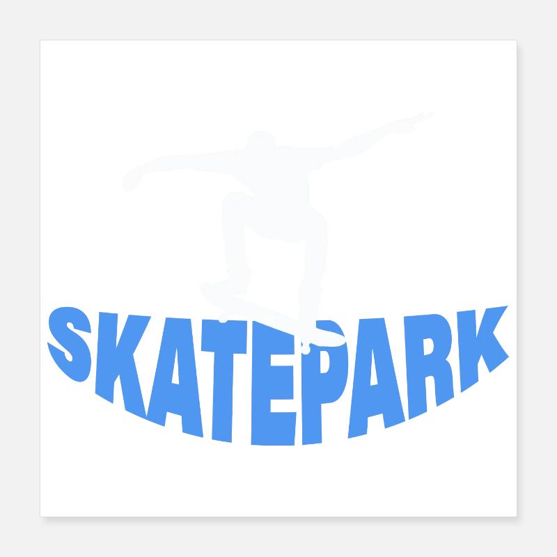 SKATEPARK Poster 16" x 16" (40x40 cm)