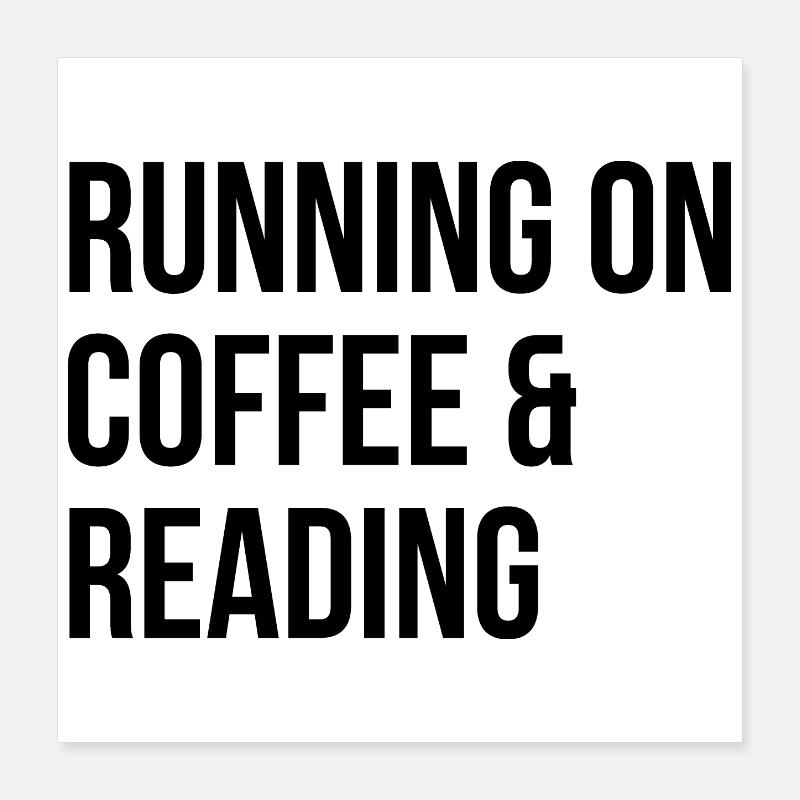 Lesen Poster 40x40 cm