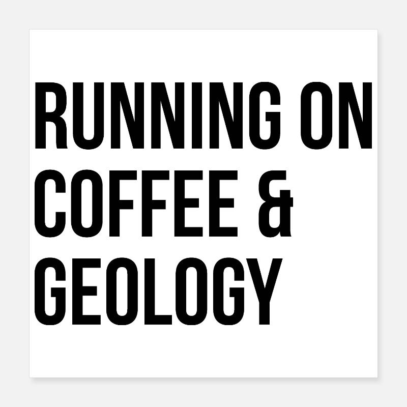 Geology Poster 16" x 16" (40x40 cm)
