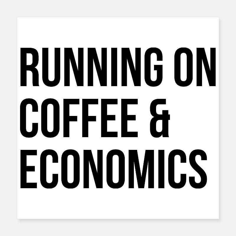 économie Poster 40 x 40 cm