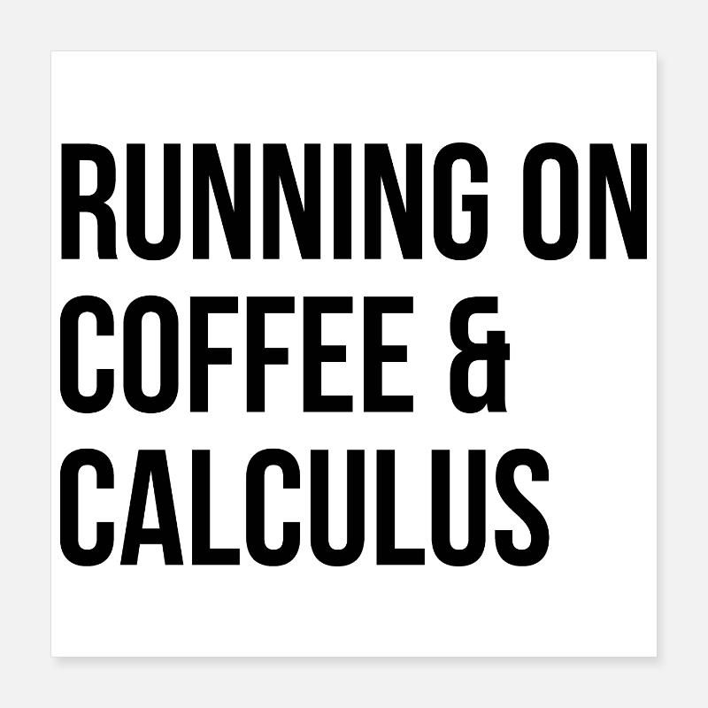 Calculus Poster 16" x 16" (40x40 cm)