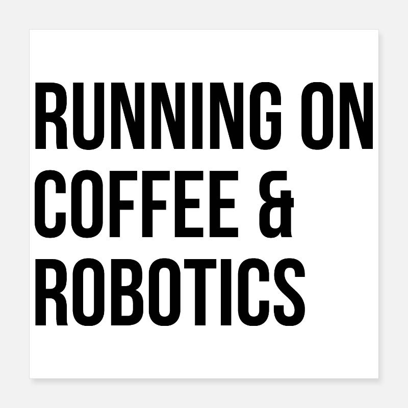 Robotertechnik Poster 40x40 cm