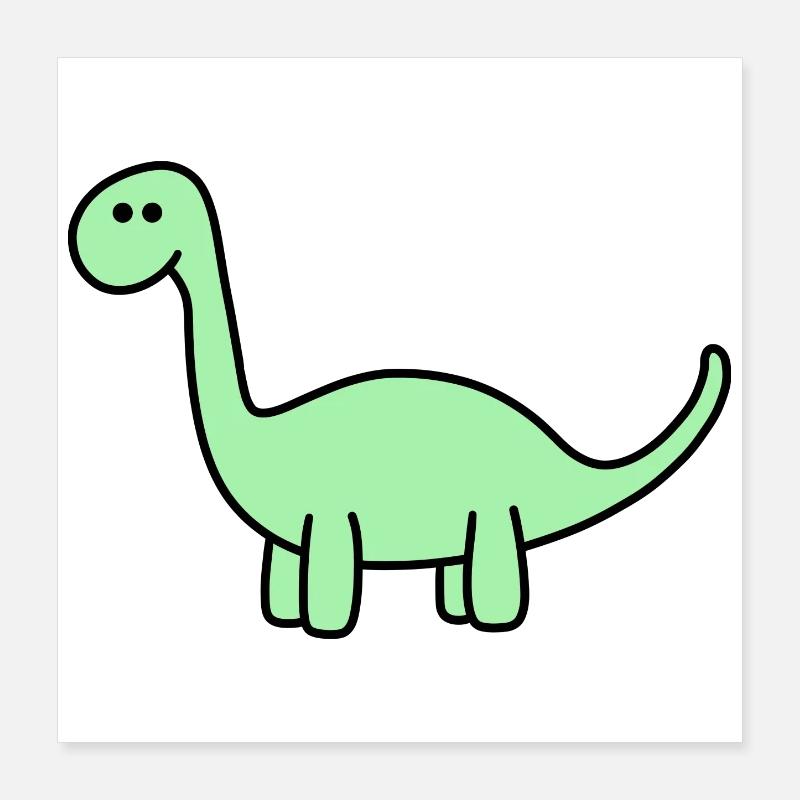 Dino Poster 40 x 40 cm