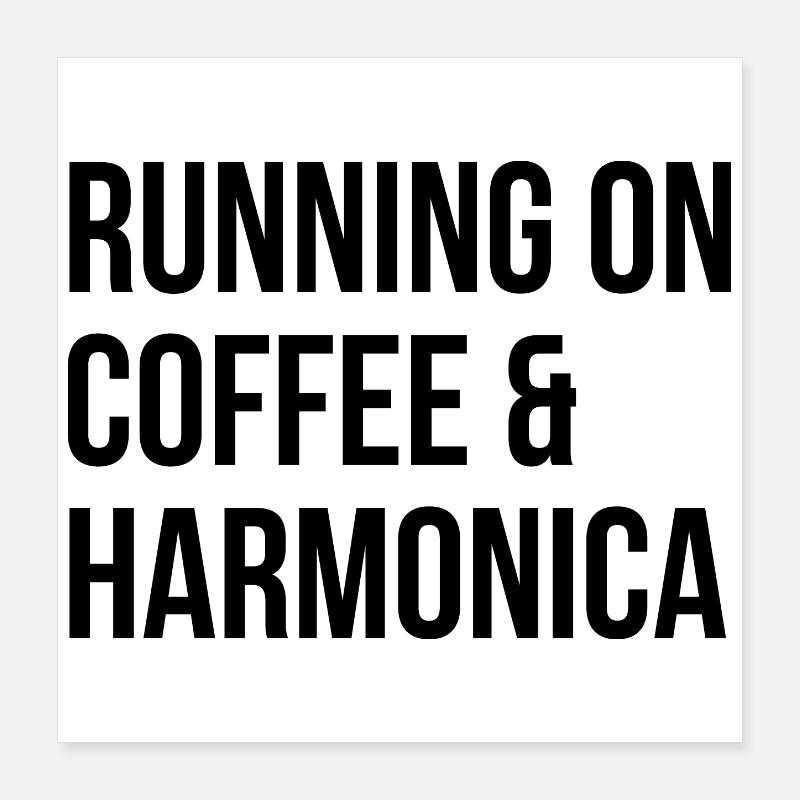 Harmonica Harmonica Harmonica Poster 40 x 40 cm