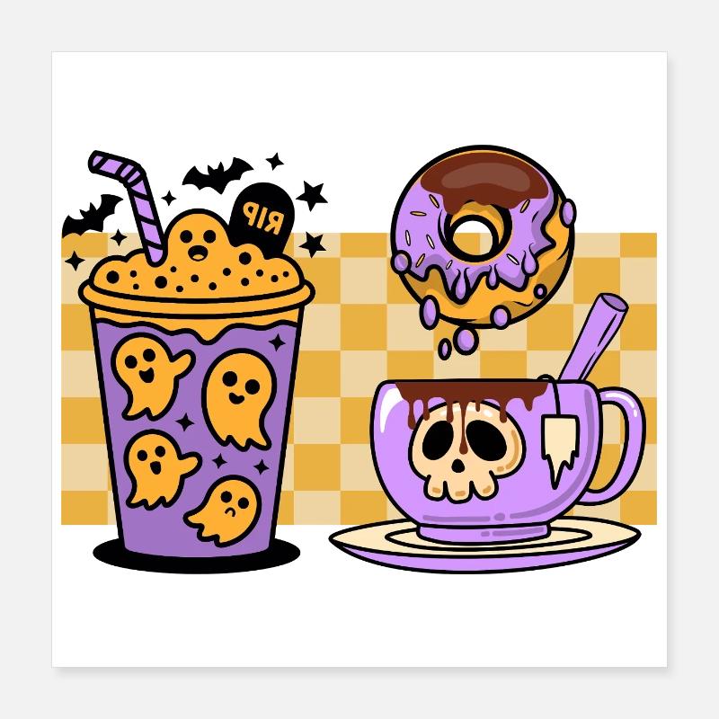 COFFEE_TIME Poster 40 x 40 cm