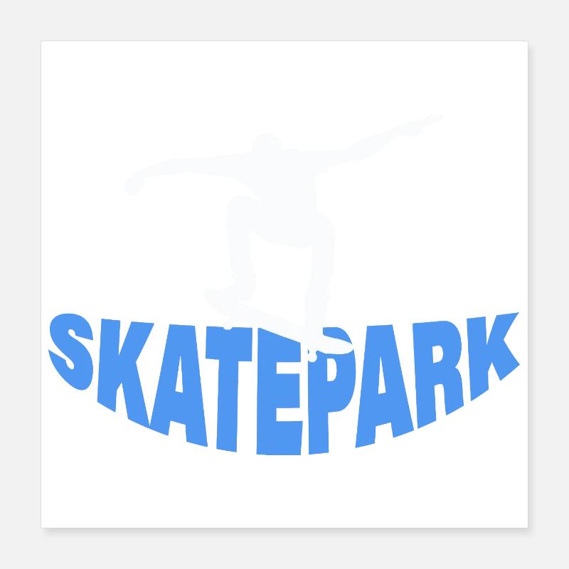 Skatepark Poster 40 x 40 cm