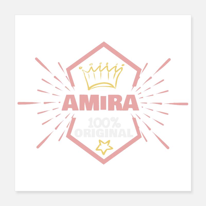 Amira originale Poster 40 x 40 cm