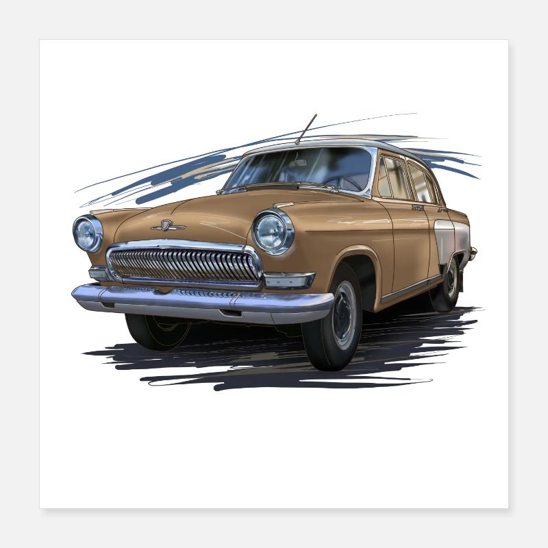 Wolga Poster 40x40 cm