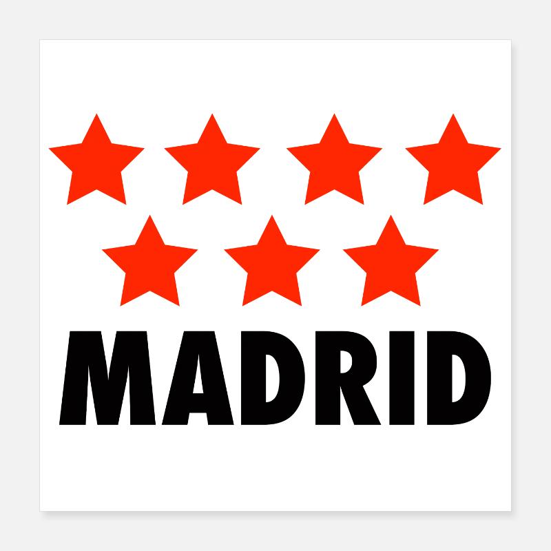 Madrid Poster 40x40 cm