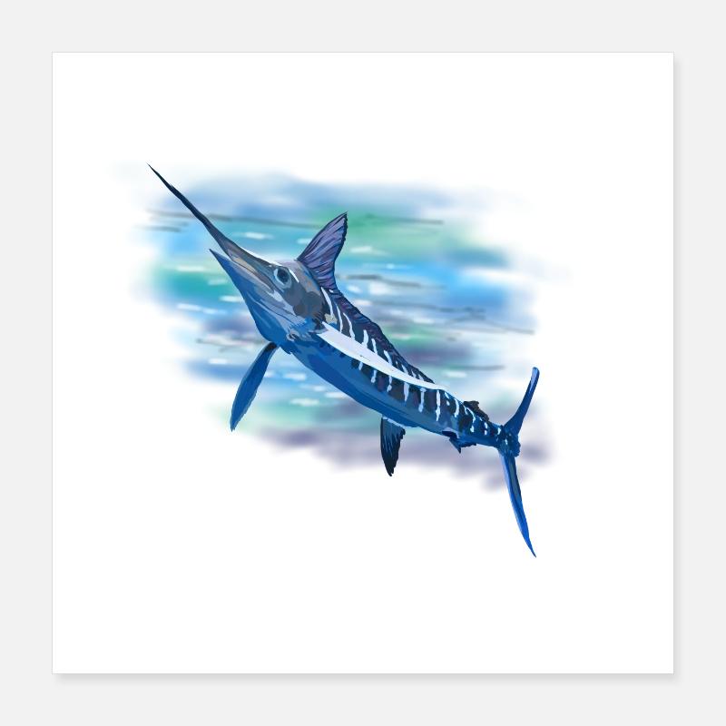 espadon Poster 40 x 40 cm