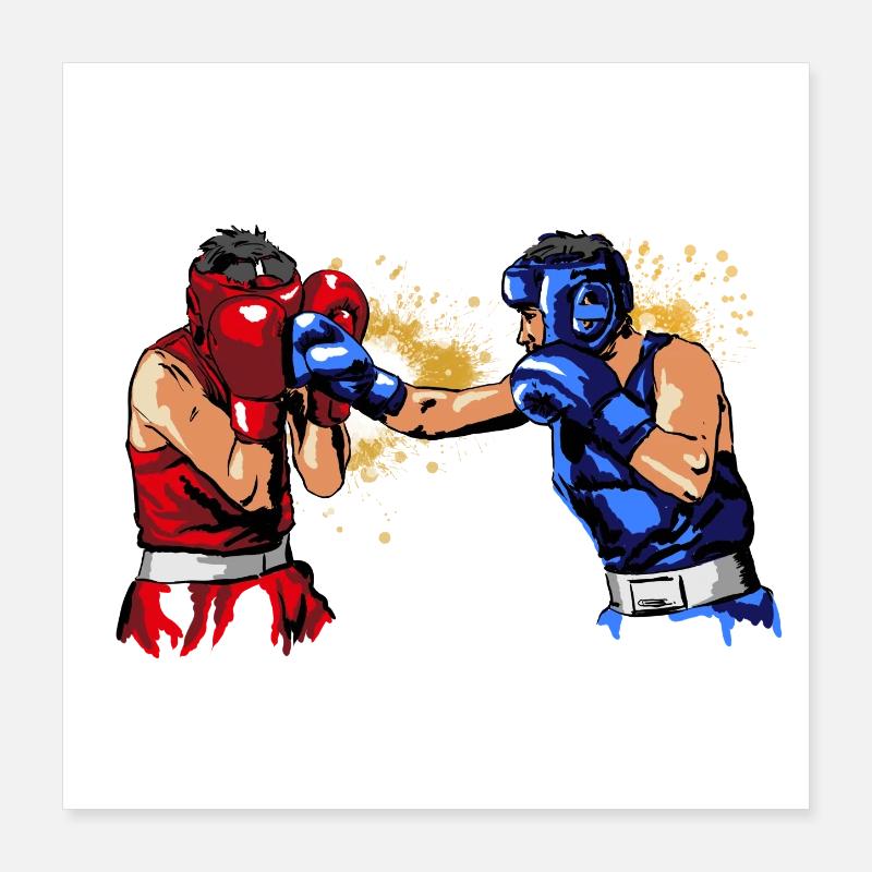 boxing Poster 16" x 16" (40x40 cm)