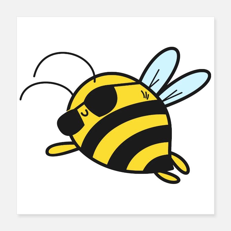 Bee Bees Poster 16" x 16" (40x40 cm)