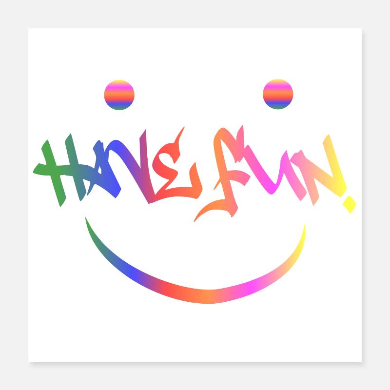 Amusez-vous Poster 40 x 40 cm