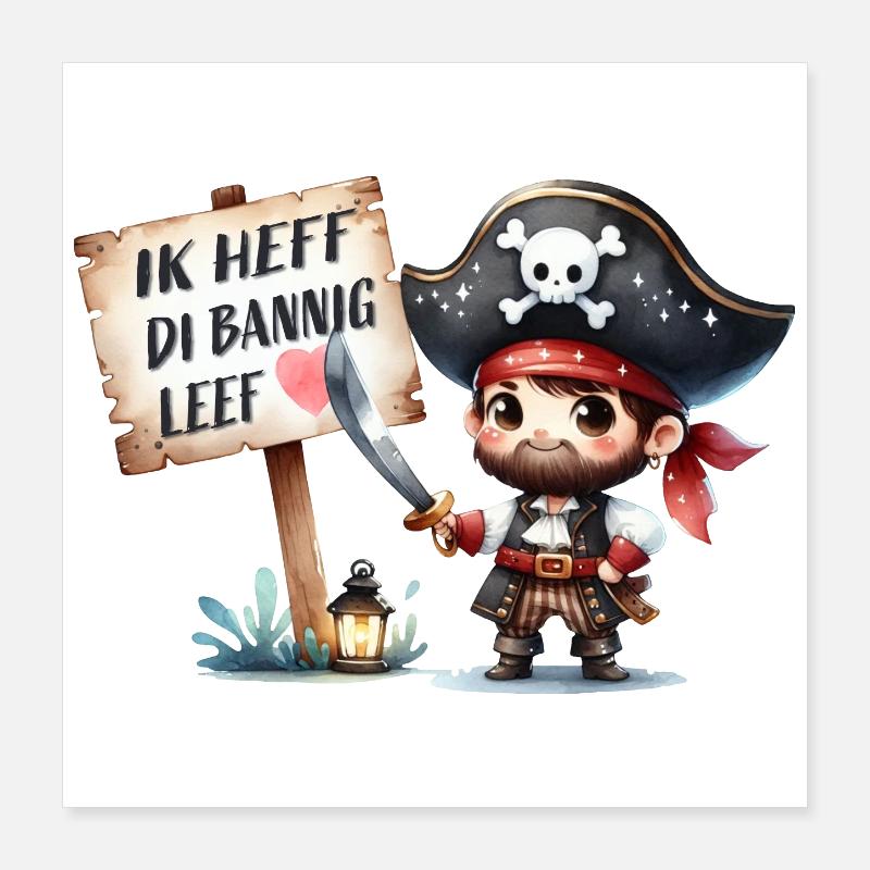 Ich liebe dich Poster 40x40 cm