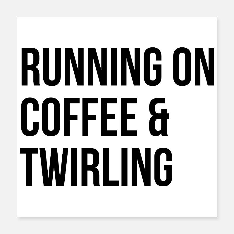 drehend Poster 40x40 cm