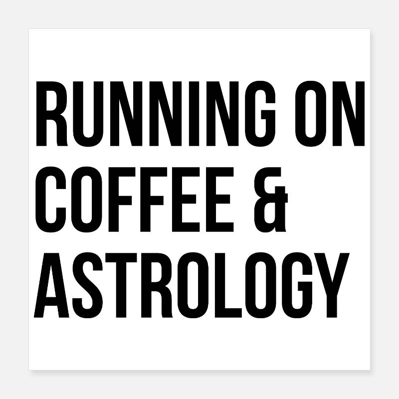 astrologie Poster 40 x 40 cm