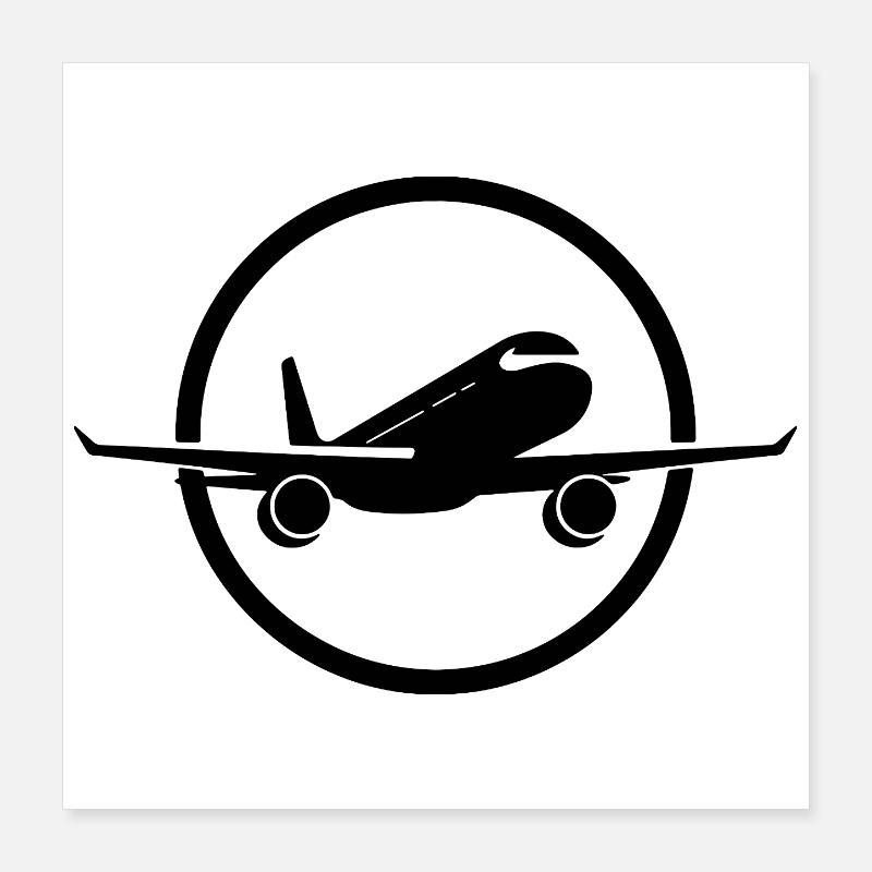 Aéronef Poster 40 x 40 cm